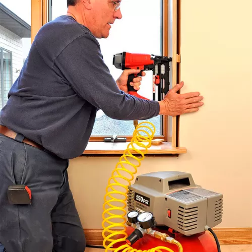 Компресор FIAC АВ 335 л/хв, тиск 10 бар, бак 100л